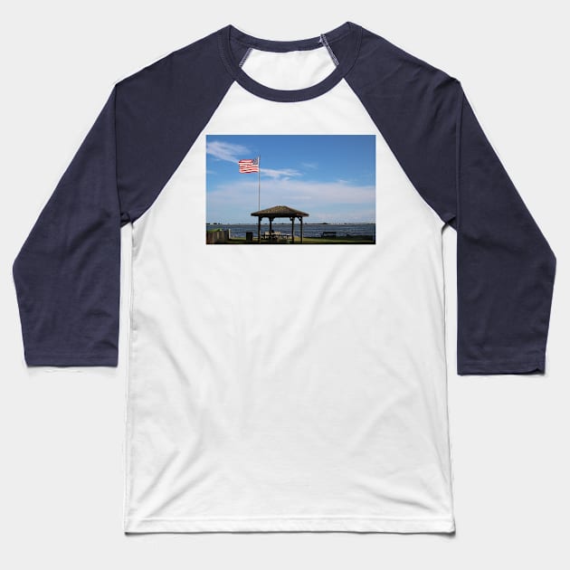 A Beautiful Spot Baseball T-Shirt by Cynthia48